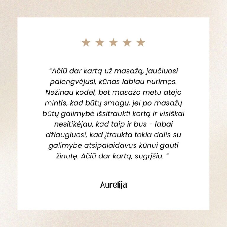 lemote atsiliepimai masažas Utenoje