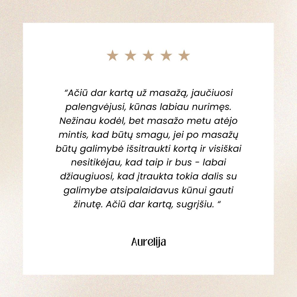 lemote atsiliepimai masažas Utenoje